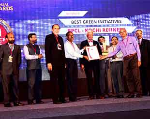बीपीसीएल कोच्चि रिफाइनरी की ग्रीन पहलों ने जीता केएमए उत्कृष्टता पुरस्कार 2017